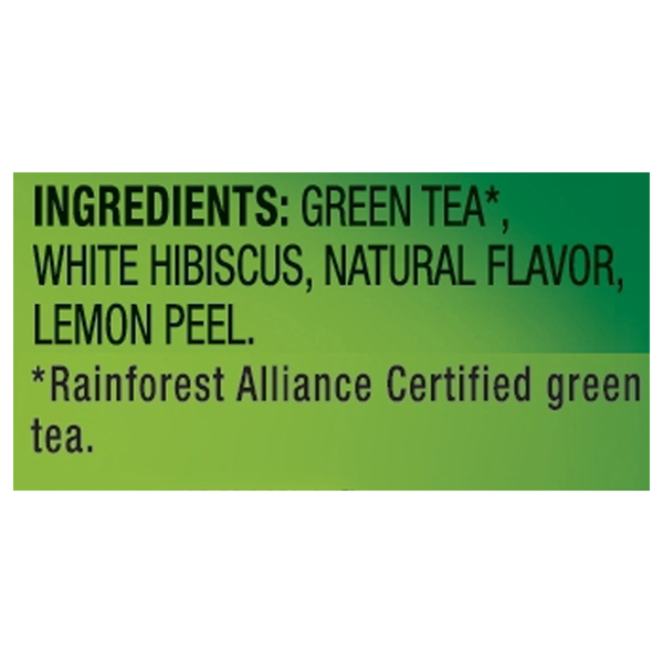 Lipton Tea Bags Lemon Green Tea
