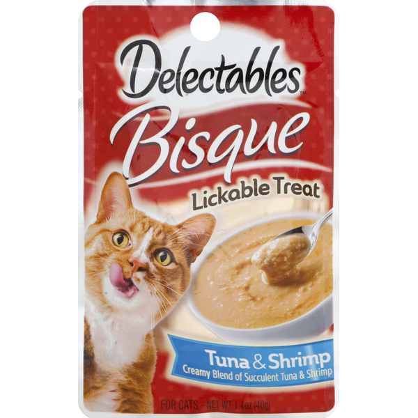 Delectables Lickable Treat, Tuna & Shrimp
