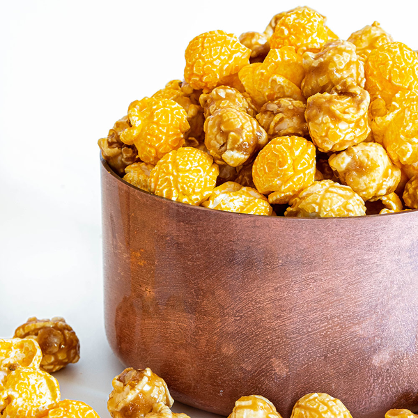 GH Cretors Flavored Popped Corn, Cheese & Caramel Mix