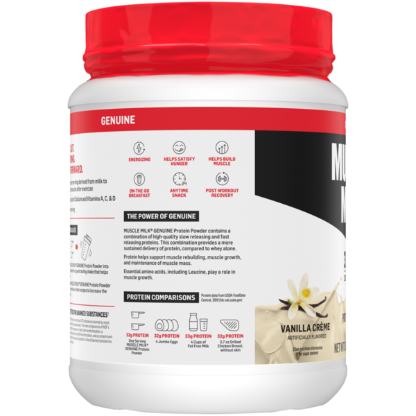 MUSCLE MILK Vanilla Creme Powder Beverage Mix