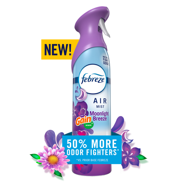 Febreze Air Mist Air Freshener Spray, Gain Moonlight Breeze