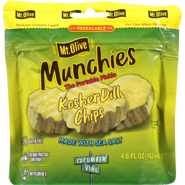 Mt. Olive Pickles, Kosher Dill Chips