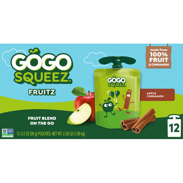 GoGo Squeez Apple Cinnamon Fruitz