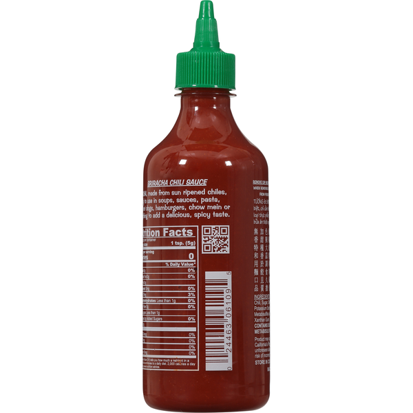 Huy Fong Foods Hot Chili Sauce
