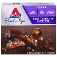 Atkins Endulge Pecan Caramel Clusters DestGlow