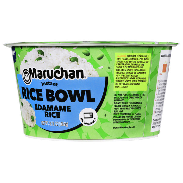 Maruchan Rice Bowl Edamame, 3.77 oz