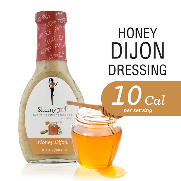 Skinnygirl Fat-Free | Sugar-Free Honey Dijon Salad Dressing, 8 FL OZ DestGlow