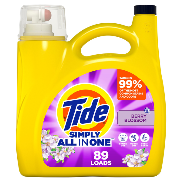 Tide Simply All In One Berry Blossom Laundry Detergent