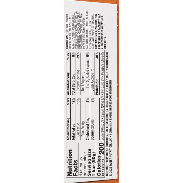 Quest Protein Bar, Chocolate Peanut Butter