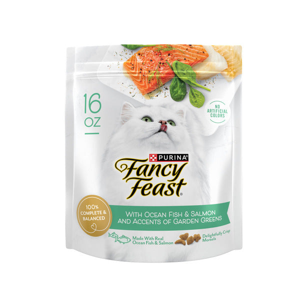 Purina Fancy Feast Dry Cat Food With Ocean Fish and Salmon