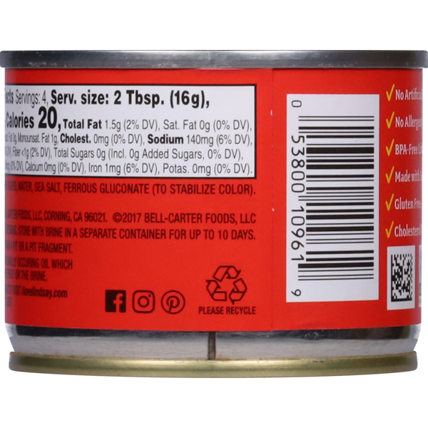 Lindsay Black Ripe Sliced Olives