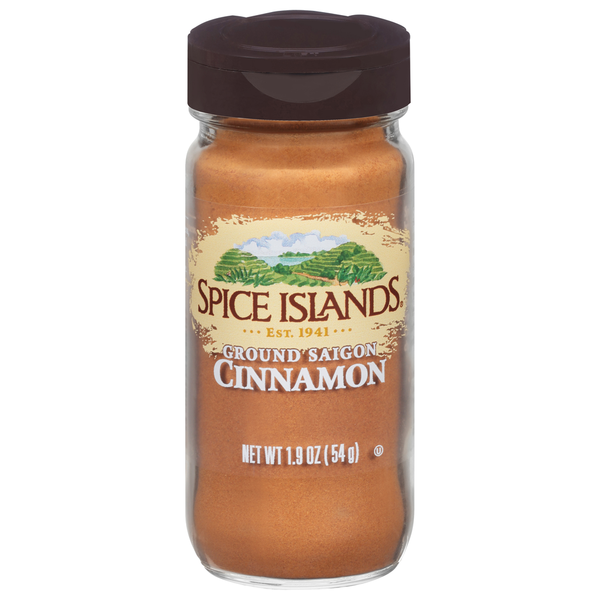 Spice Islands Ground Saigon Cinnamon, 1.9 OZ Jar