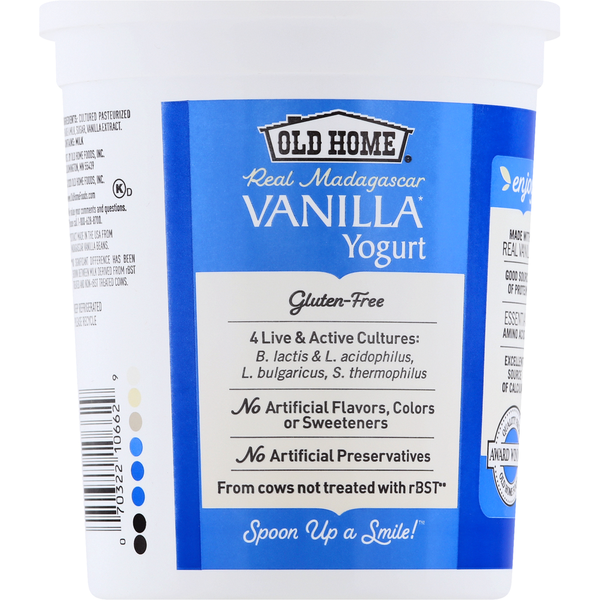 Old Home Yogurt, All Natural, Vanilla