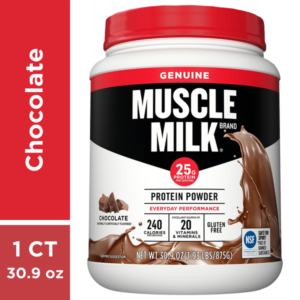 MUSCLE MILK Chocolate Powder Beverage Mix