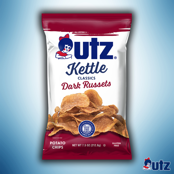 Utz Kettle Classics Dark Russets Potato Chips