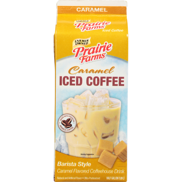 Prairie Farms Iced Coffee, Caramel, Barista Style
