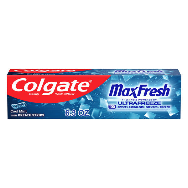Colgate Whitening Toothpaste With Mini Breath Strips, Cool Mint