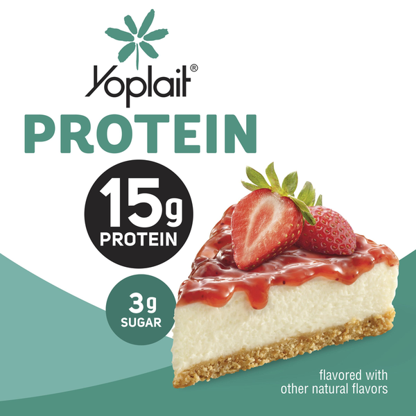 Yoplait Protein Strawberry Cheesecake Yogurt Cultured Dairy Snack Cup