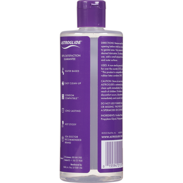 ASTROGLIDE Personal Lubricant, Water-Based Liquid, Larger Size