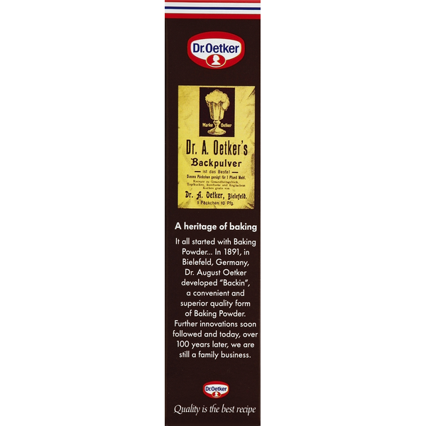 Dr. Oetker Mousse Mix, Instant, Double Chocolate Flavor
