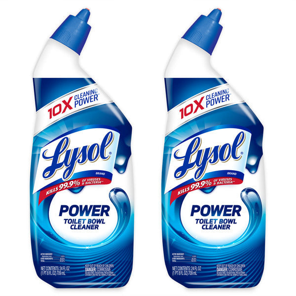 Lysol Toilet Bowl Cleaner Gel, For Cleaning and Disinfecting, Stain Removal