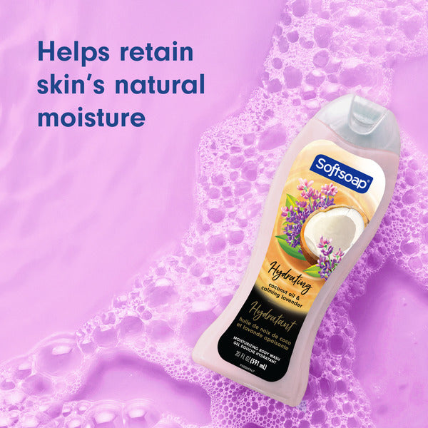 Softsoap Moisturizing Body Wash Gel, Coconut Oil & Lavender