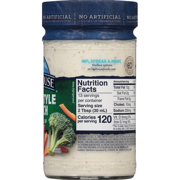 Litehouse Dressing & Dip, Homestyle Ranch