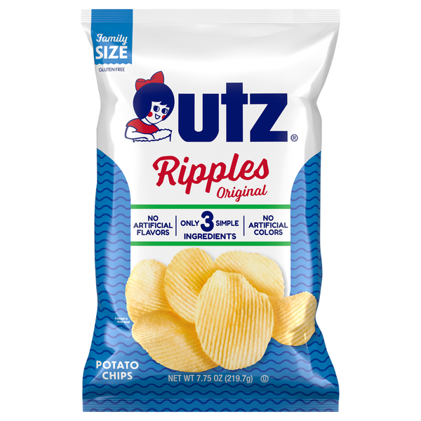 Utz Ripples Potato Chips Original