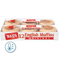 Bays 12 count, Original Pre-sliced English Muffins...
️