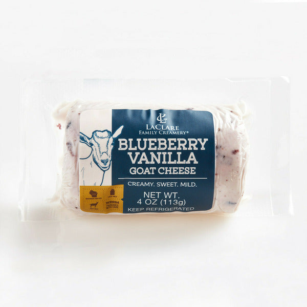 LaClare Family Creamery Blueberry Vanilla, Goat Cheese, Chèvre