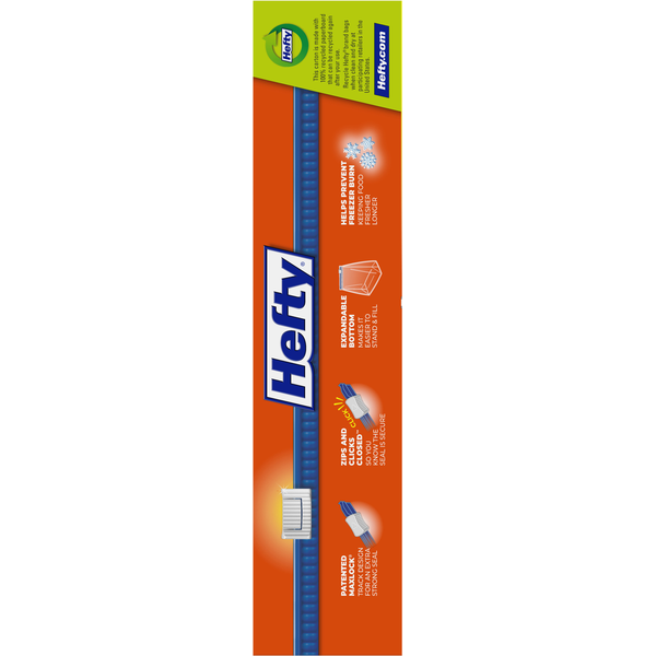 Hefty Freezer Slider Bags Value Pack