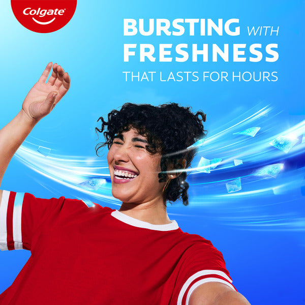 Colgate MaxFresh Whitening Toothpaste with Breath Strips, Cool Mint