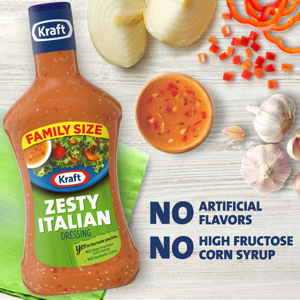Kraft Zesty Italian Dressing Family Size