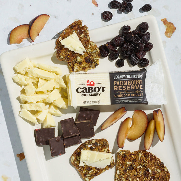 Cabot Legacy Collection Farmhouse Reserve White Cheddar Cheese Block, 6 oz