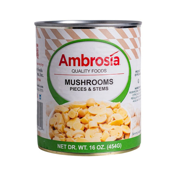 Ambrosia Garnish Pieces & Stem Mushrooms
