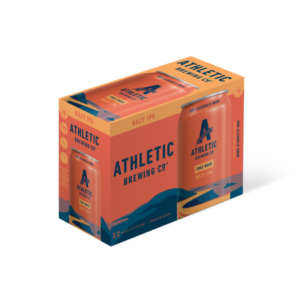 Athletic Brewing Co. Non-Alcoholic Brew, Hazy IPA, Free Wave