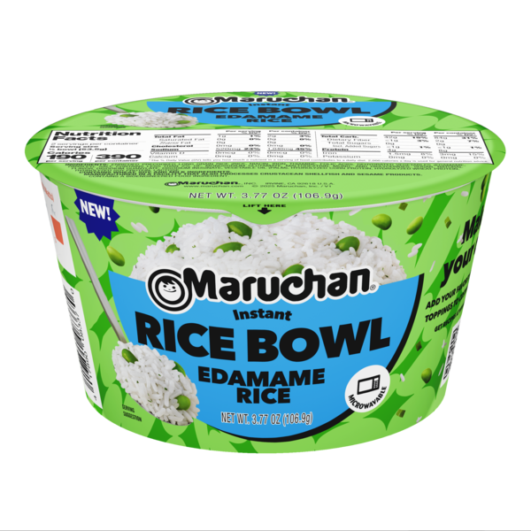 Maruchan Rice Bowl Edamame, 3.77 oz