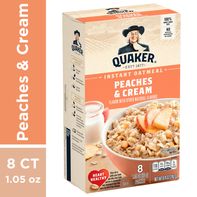 Quaker Instant Oatmeal, Peaches & Cream - Pack️