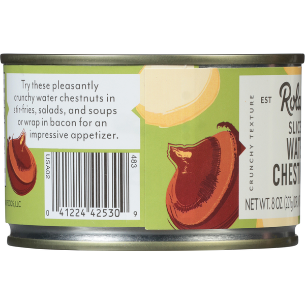 Roland Foods Water Chestnuts, Mild Flavor, Sliced