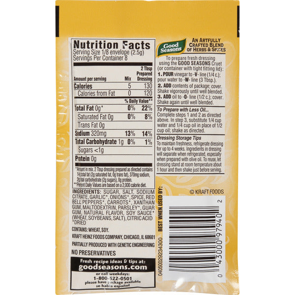 Good Seasons Italian Dressing & Recipe Seasoning Mix