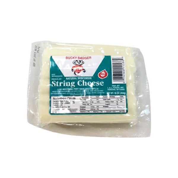 Bucky Badger Natural Wisconsin String Cheese