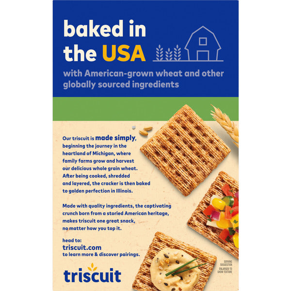 TRISCUIT Avocado, Cilantro & Lime Whole Grain Wheat Crackers