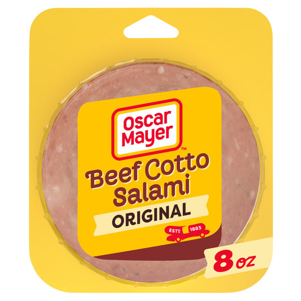 Oscar Mayer Beef Cotto Salami Sliced Deli Sandwich Lunch Meat