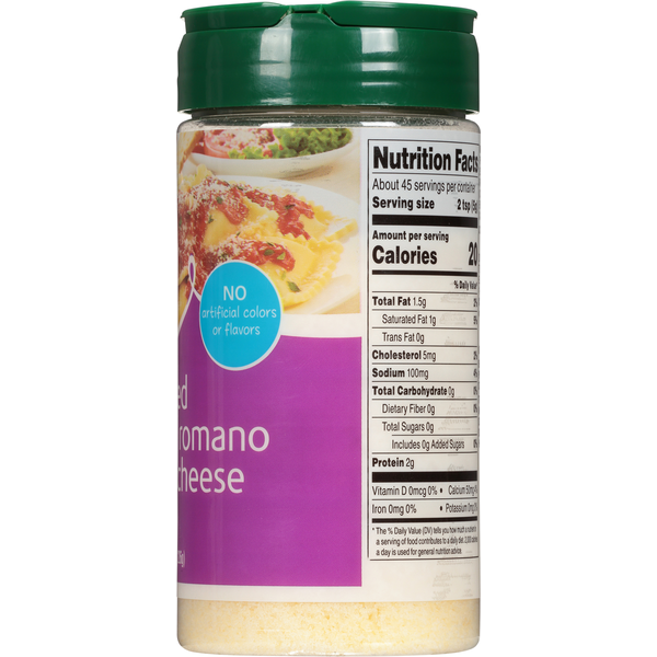 Food Club Cheese, Parmesan, Romano & Asiago, Grated