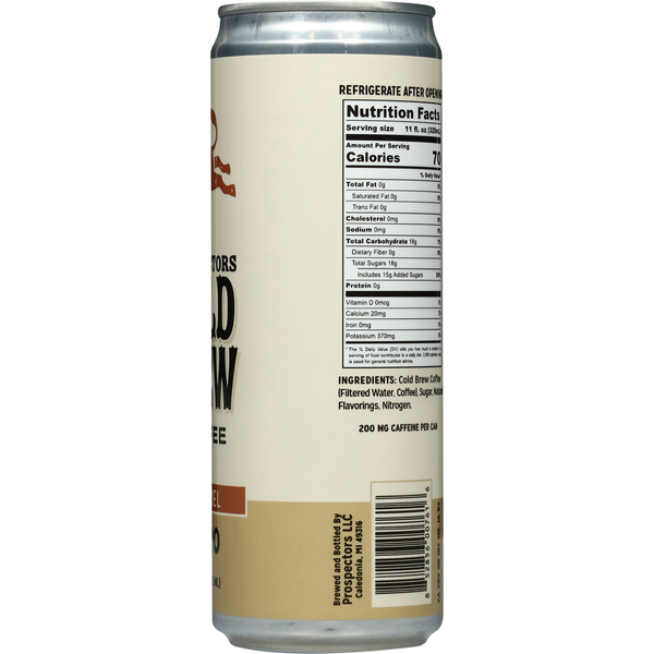 Prospectors Cold Brew Nitro Caramel Coffee