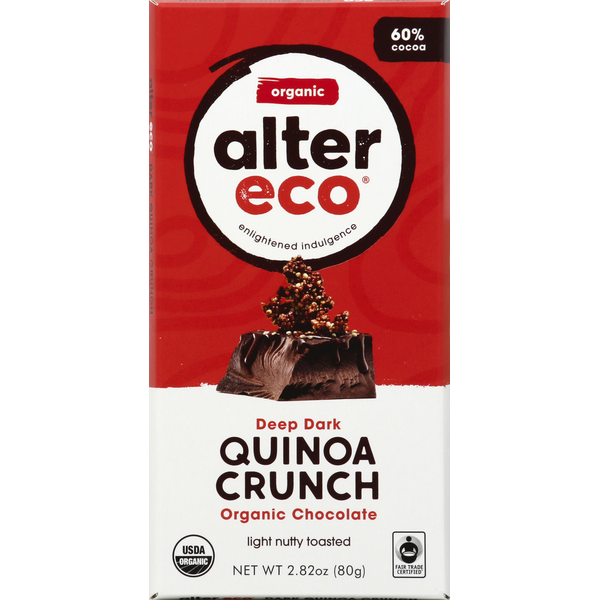 Alter Eco Dark Quinoa Organic Chocolate