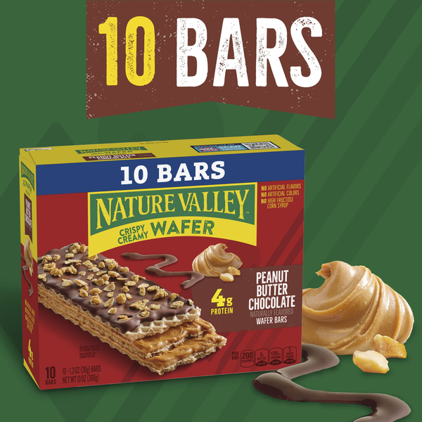 Nature Valley Peanut Butter Chocolate Crispy Creamy Wafer Bars
