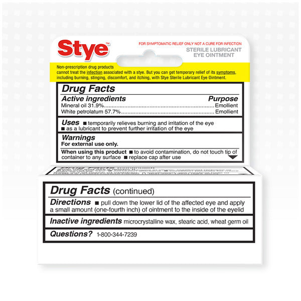 Stye Sterile Eye Ointment