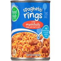 Food Club Spaghetti Rings in Tomato Sauce️