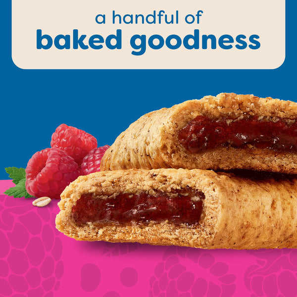 Kellogg’s Nutri-Grain Raspberry Breakfast Bars, Made with 10g Whole Grains, 8 Count